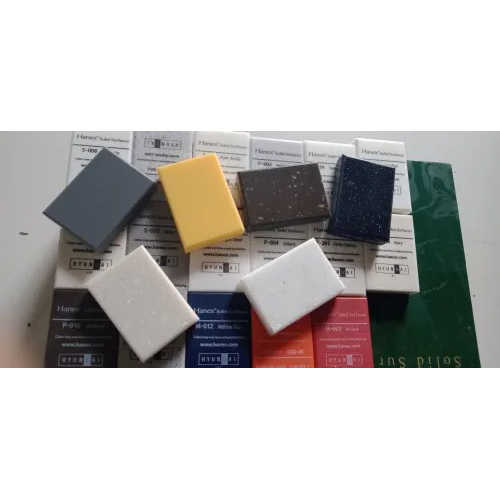 Hanex Acrylic Solid Surface Sheet - Color: Multicolor