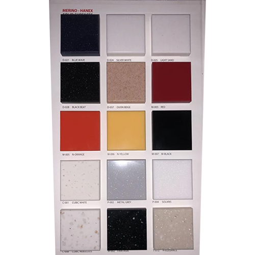 Marino Hanex Solid Surface Sheet - Color: Multi