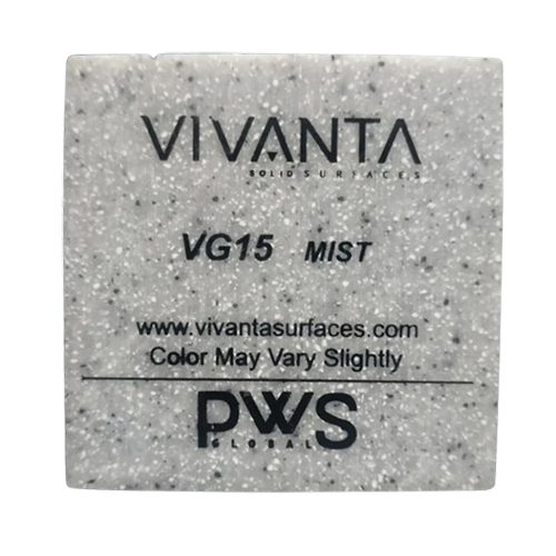 Vivanta Acrylic Solid Surface Sheet - Color: White