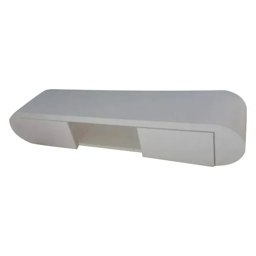 White Acrylic Solid Surface Table - Design: Standard