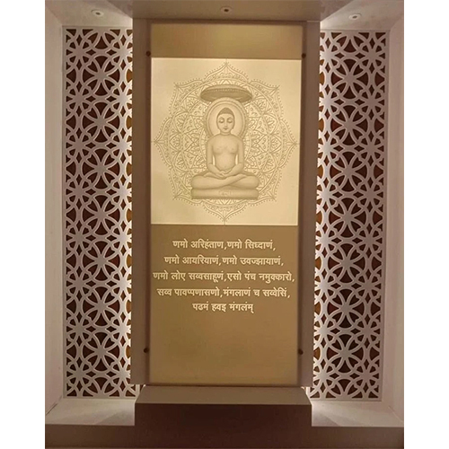 Navkar Mantra Corian Temple - Color: White