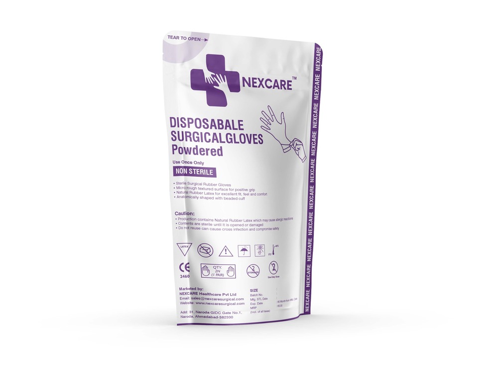 Powder Non sterile surgical Gloves