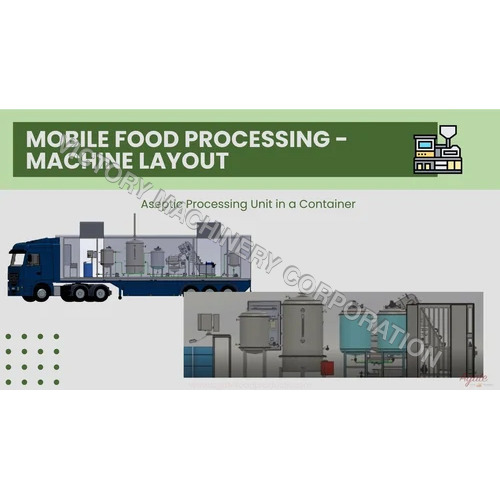 Mobile Aseptic Fruit Pulping And Packaging Machine