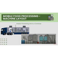 मोबाइल एसेप्टिक फ्रूट पलपिंग और पैकेजिंग मशीन