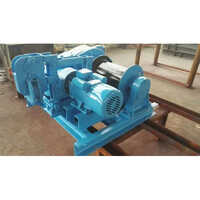 Electric Winch Machine - 1 Ton Capacity, 20 Meter Length , Electric Power Source, Industrial Use in Blue Finish