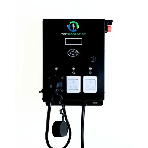 ZeroFootprint 14 kW Hybrid EV Charger - One 7.4 kW Type 2 & Two 3.3 kW Sockets