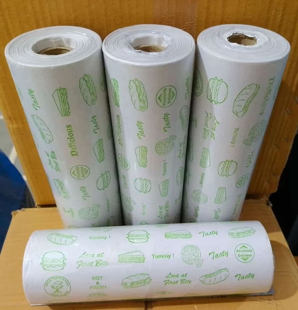 White 1 Kg Butter Paper Roll