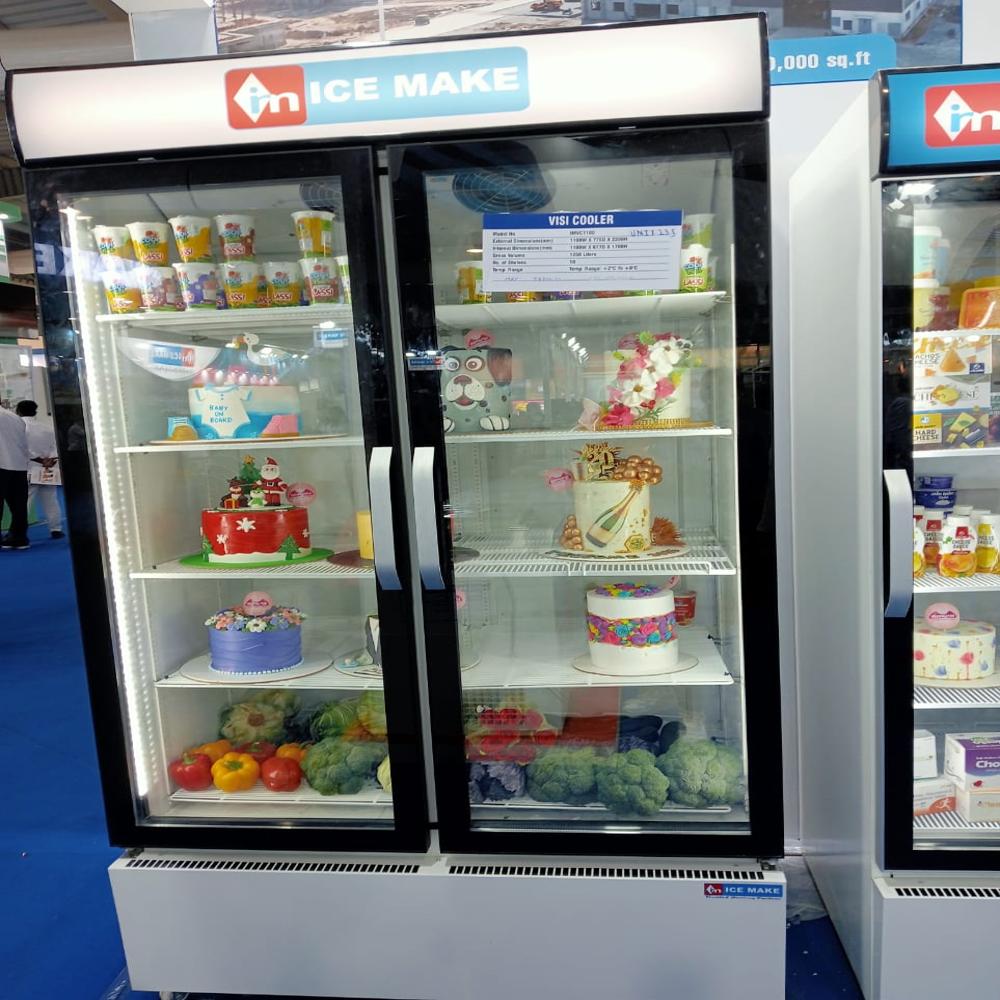 1200 Ltr Visi Cooler Display Freezer - Dimension (L*w*h): 1180 X 775 X 2200 Millimeter (Mm)