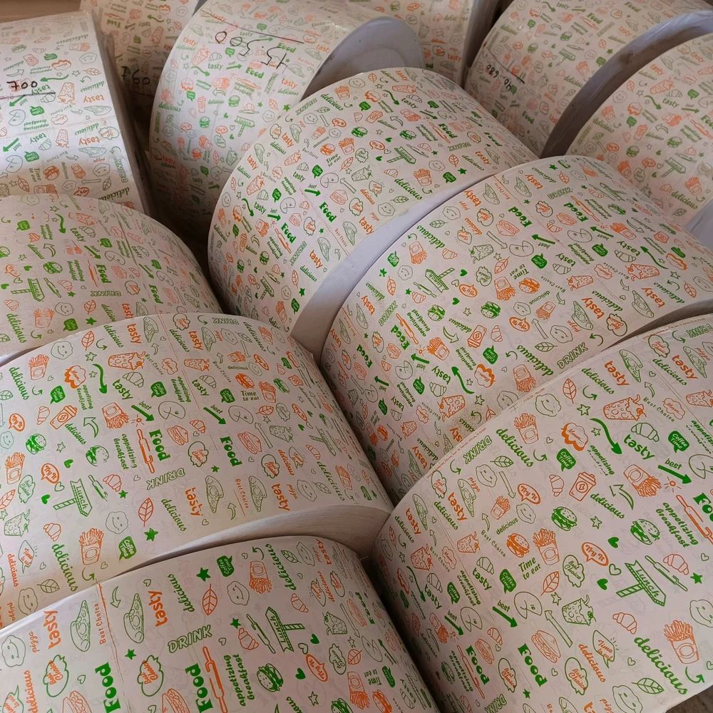 40 Gsm Butter Paper Jumbo Roll - Color: White