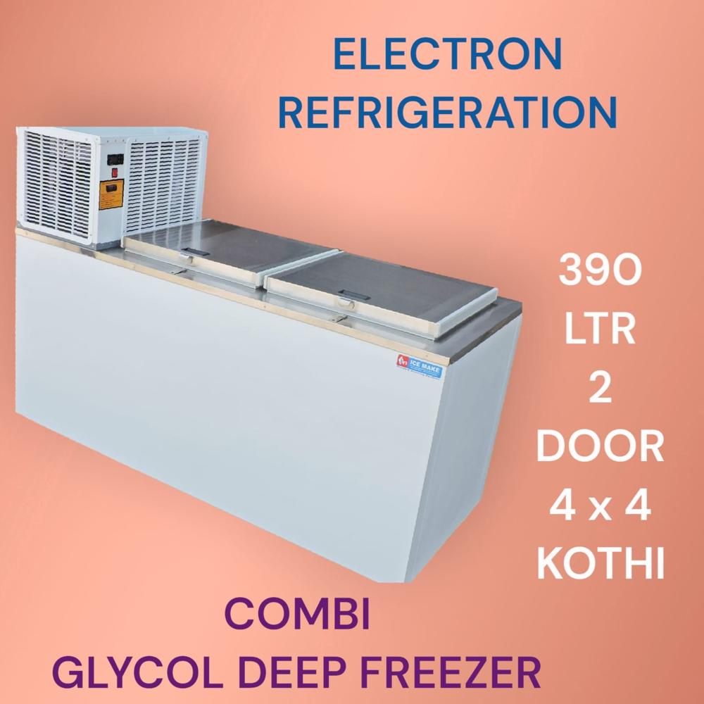400 LTR Commercial Ice Make Glycol Freezer 4+4 Combi
