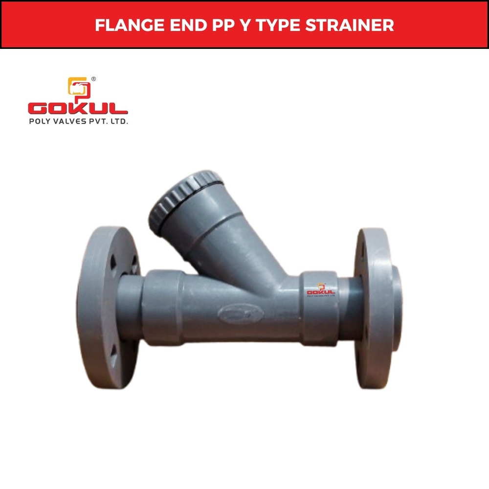 Flange End PP Y Strainer
