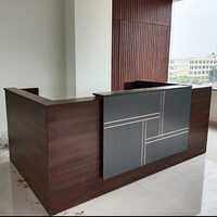 Modular Reception Table - Assembly: No Assembly Required