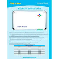 Lepe Premium Nano Series Magnetic White Board