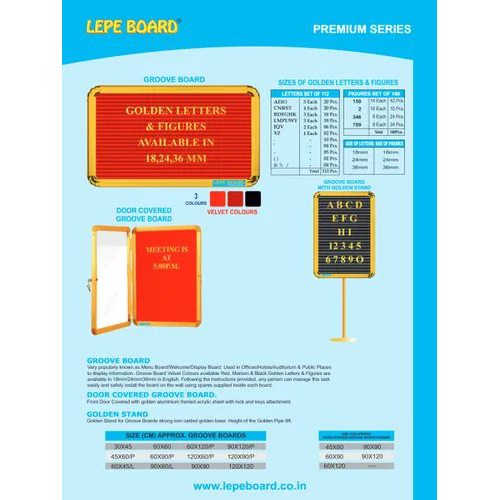 Lepe Resin Coated Magnetic Welcome Board