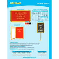 Lepe Resin Coated Magnetic Welcome Board