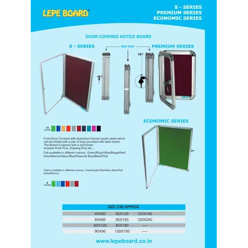 Almunium Door Notice Board