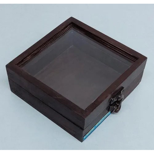 Brown Burmatik Wooden Box