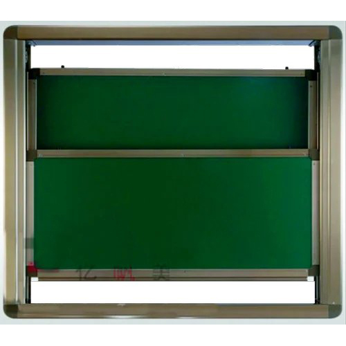 Sliding Glass Notice Board