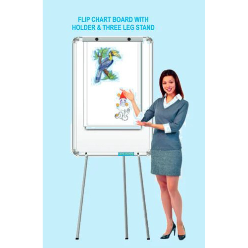 Lepe Conference Flip Chart Board - Color: White
