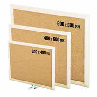 Cork Board With Wooden Frame