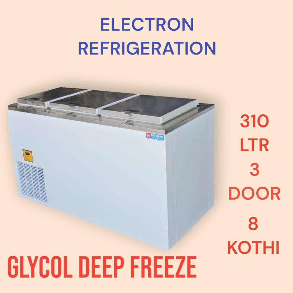 310 LTR Commercial Ice Make Glycol Deep Freezer Nst 8 Nali Bottom Comp