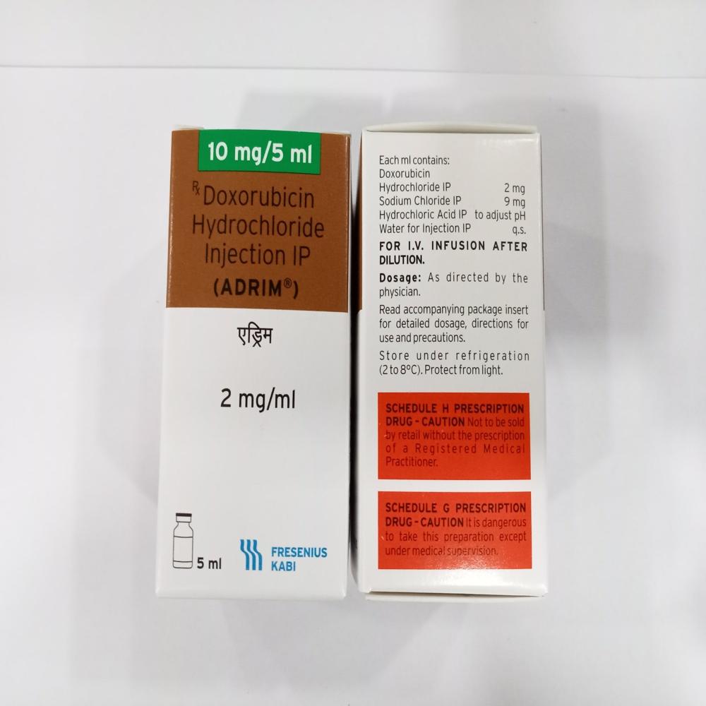 Adrim  Doxorubicin Injection  10 mg 