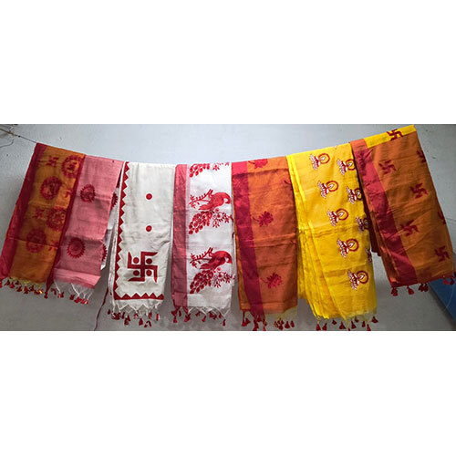 Cotton silk Saare With blouse