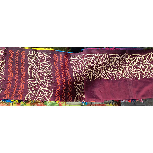 Block print Pure cotton Saare With blous