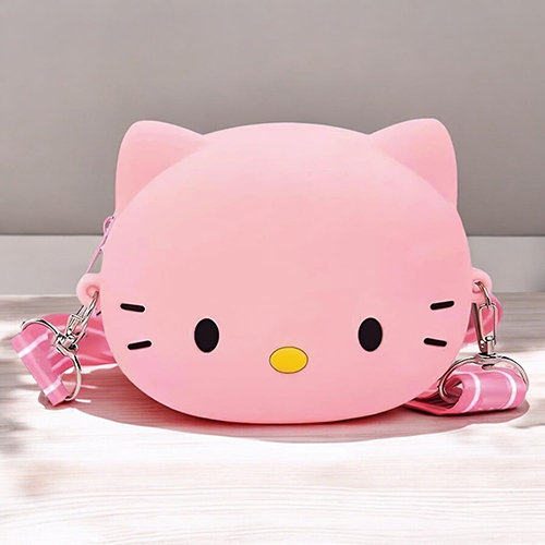 Pink Kitty Coin Bags - Design: Printed