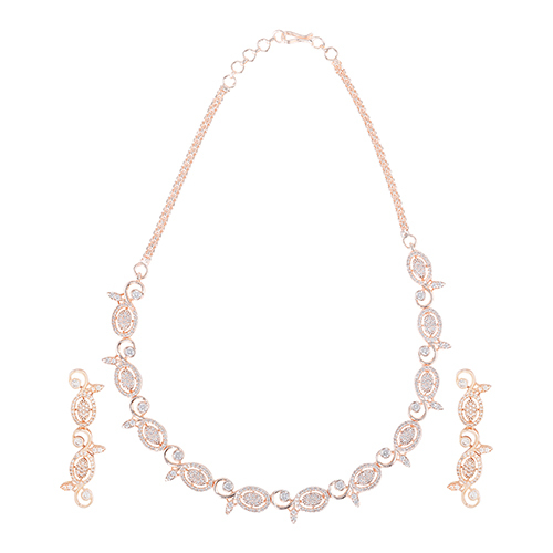 Amarican Diamond Neclace Set