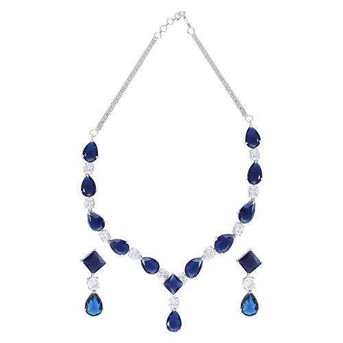 Brass Ameriacan Diamond Jewellery Set