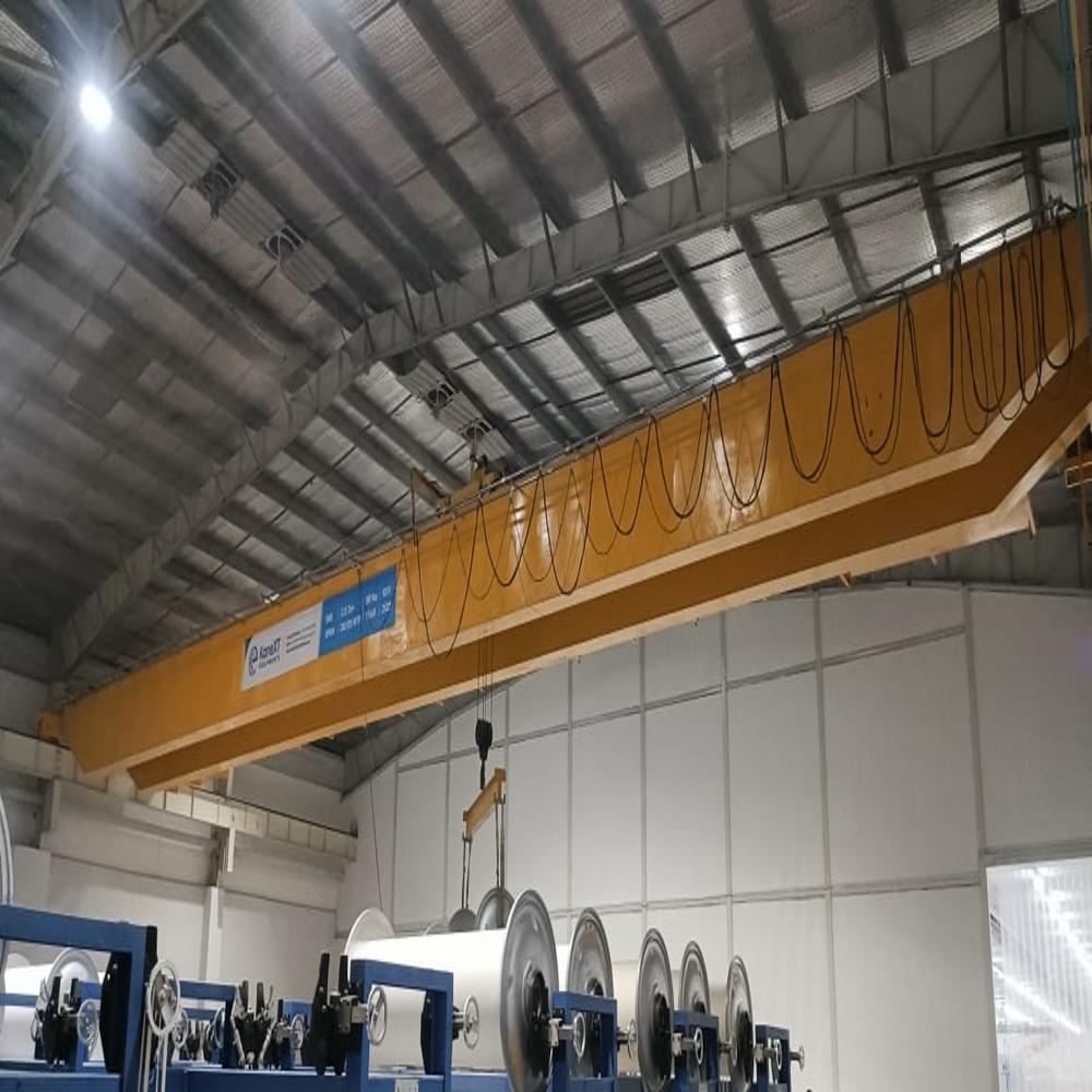 Double Girder Eot Crane - Safe Working Load 500 To 100,000 Kgs | Golden Yellow, Electric Control, Emergency Stop, 12-month Warranty
