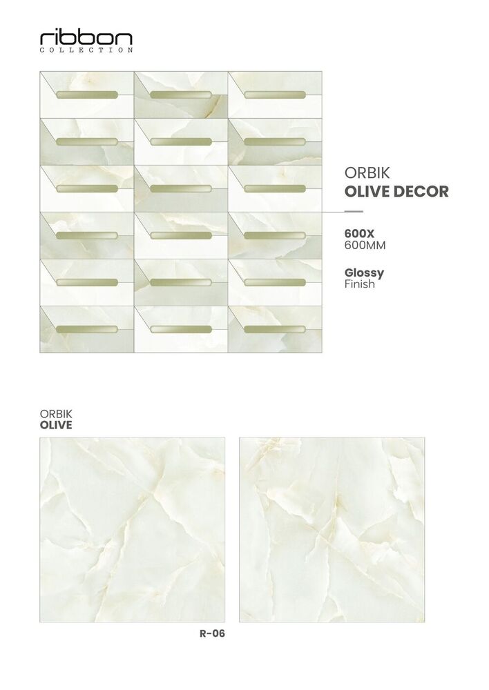 Premium glossy porcelain tiles