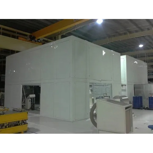 Stamping Press Acoustic Enclosure, For Noise Barriers - Color: White