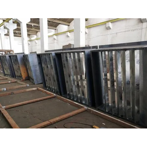 Acoustic Louvers Sound Attenuators - Color: Silver