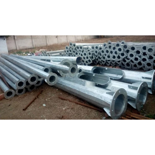 Octagonal Gi Pole - Color: Silver