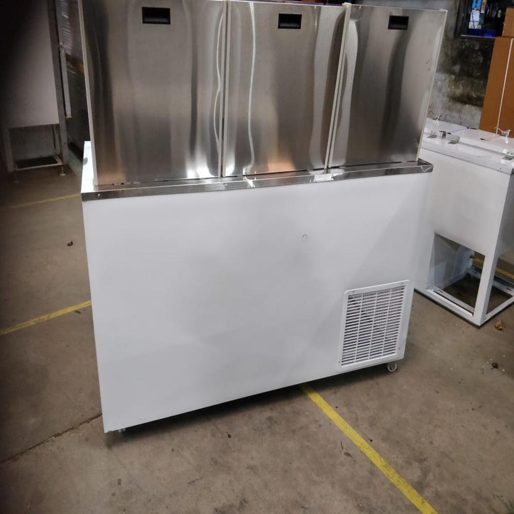 500LTR Commercial 3 Door Ss Deep Freezer
