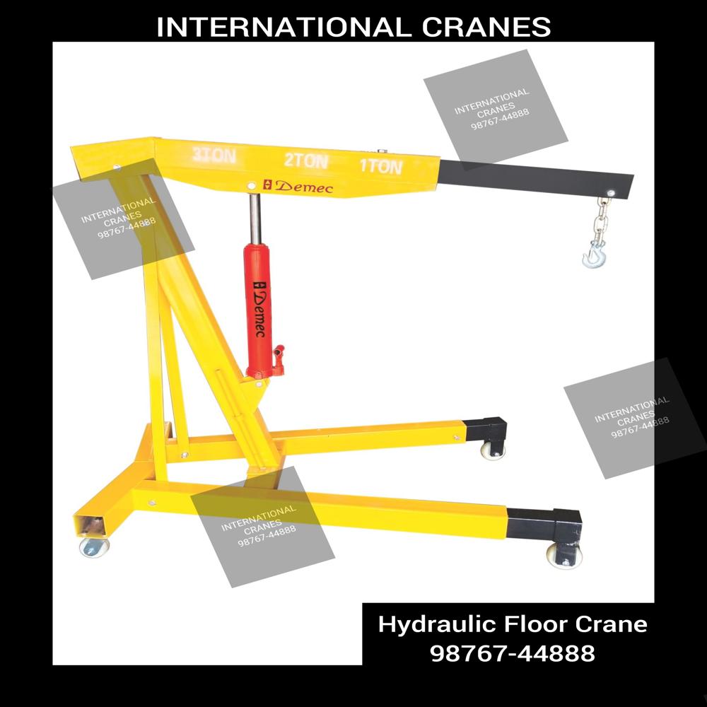 Hydraulic Floor Crane Upto 2 Ton - Application: Construction