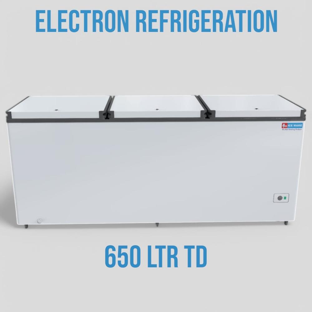 650Ltr Ice Make Double Door Deep Freezer