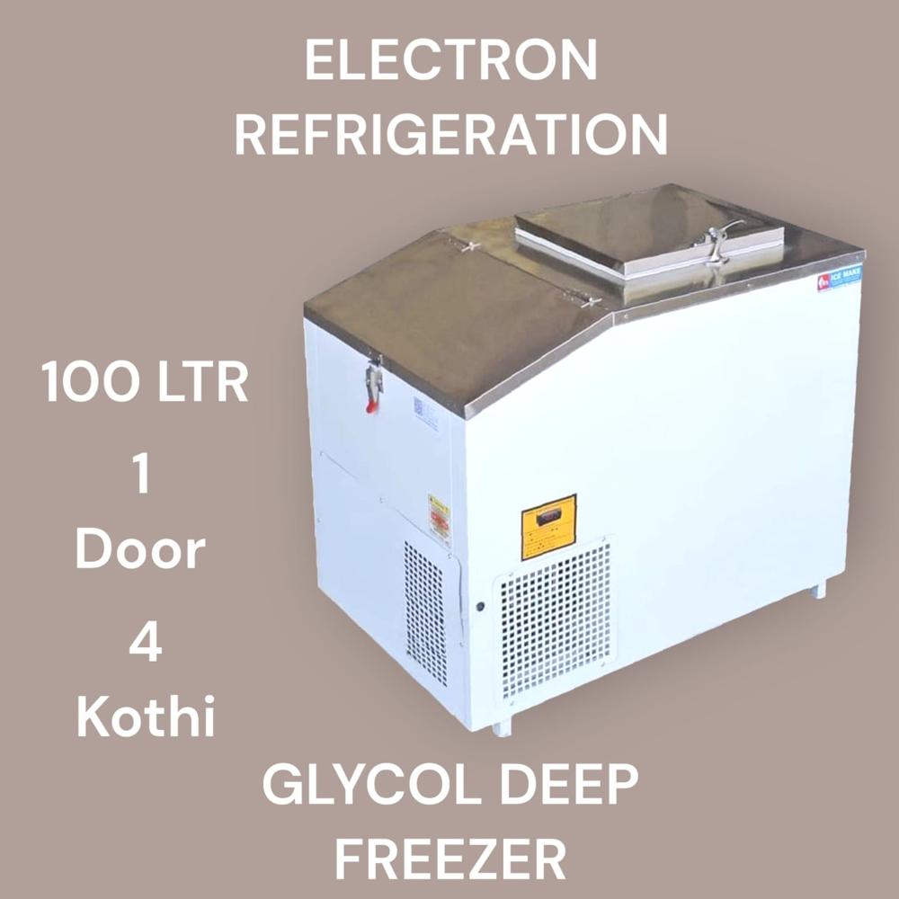 100 LTR Commercial Ice Make Glycol Push Cart Freeze