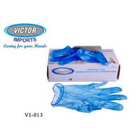 Vinyl Powder Free Examination Hand Gloves Blue