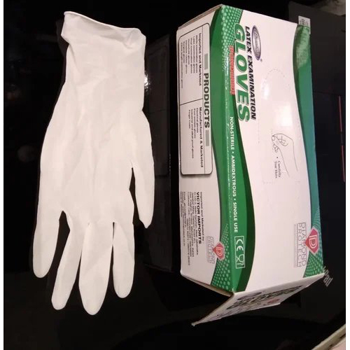 Diamond Latex Powdered Examinations Hand Gloves