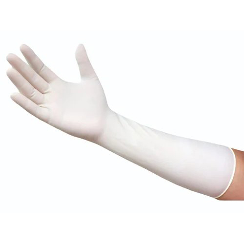 Non Sterile Latex Gloves - 6.5g, White Color | Disposable For Hospital, Clinic, Beauty Shop, Food Industrial Use