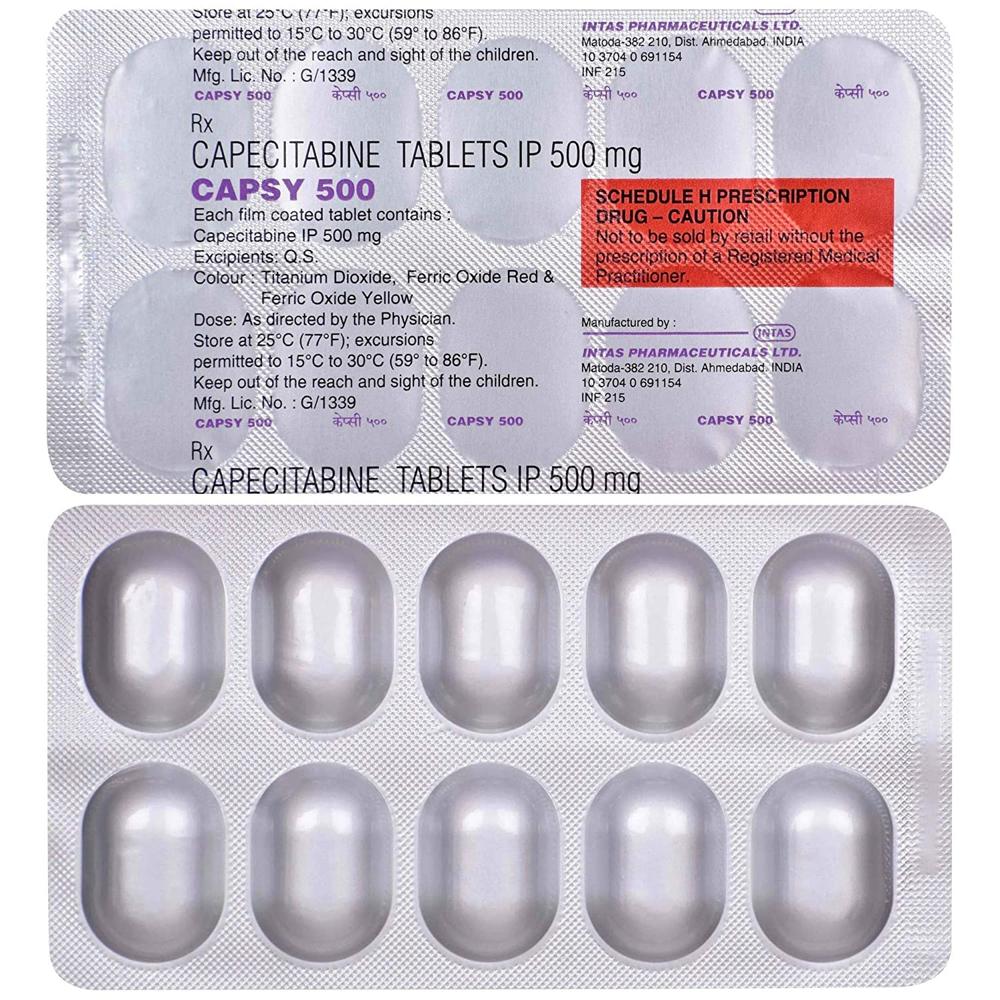 Capsy  Capecitabine Tablets 500 mg