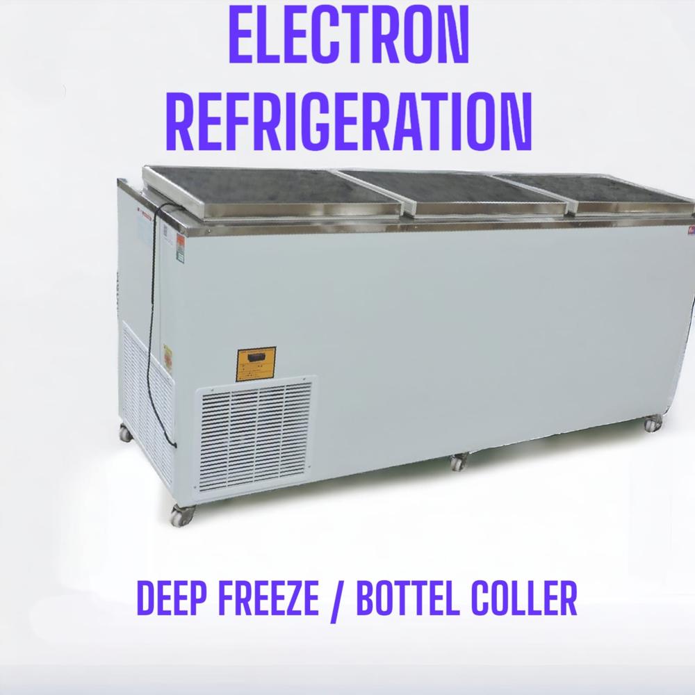 425 Ltr Stainless Steel Deep Freezer - Color: Silver