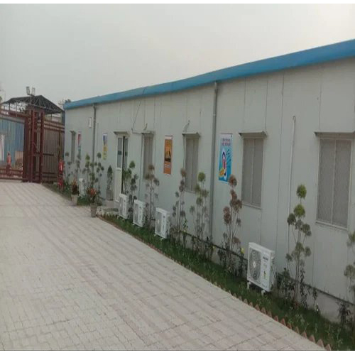 Prefabricated Office Structure - Color: White