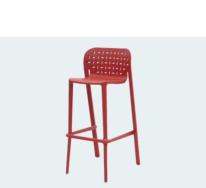 Supreme Pub Chair - Color: Red