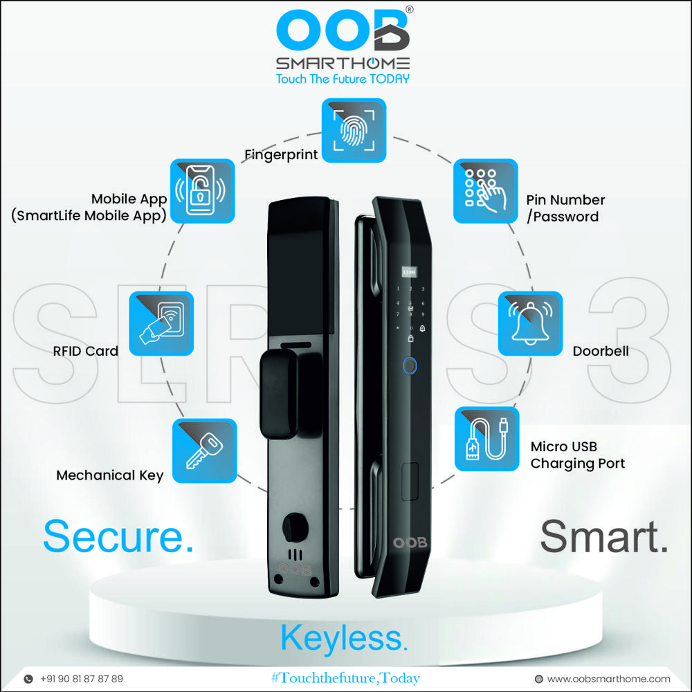 Smart Digital Door Lock - OOBDLS3