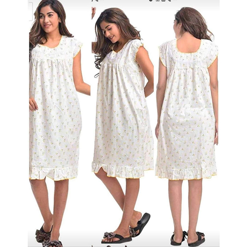 White Short Nighty
