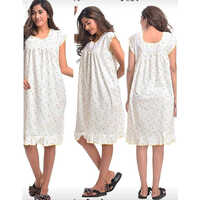 White Short Nighty
